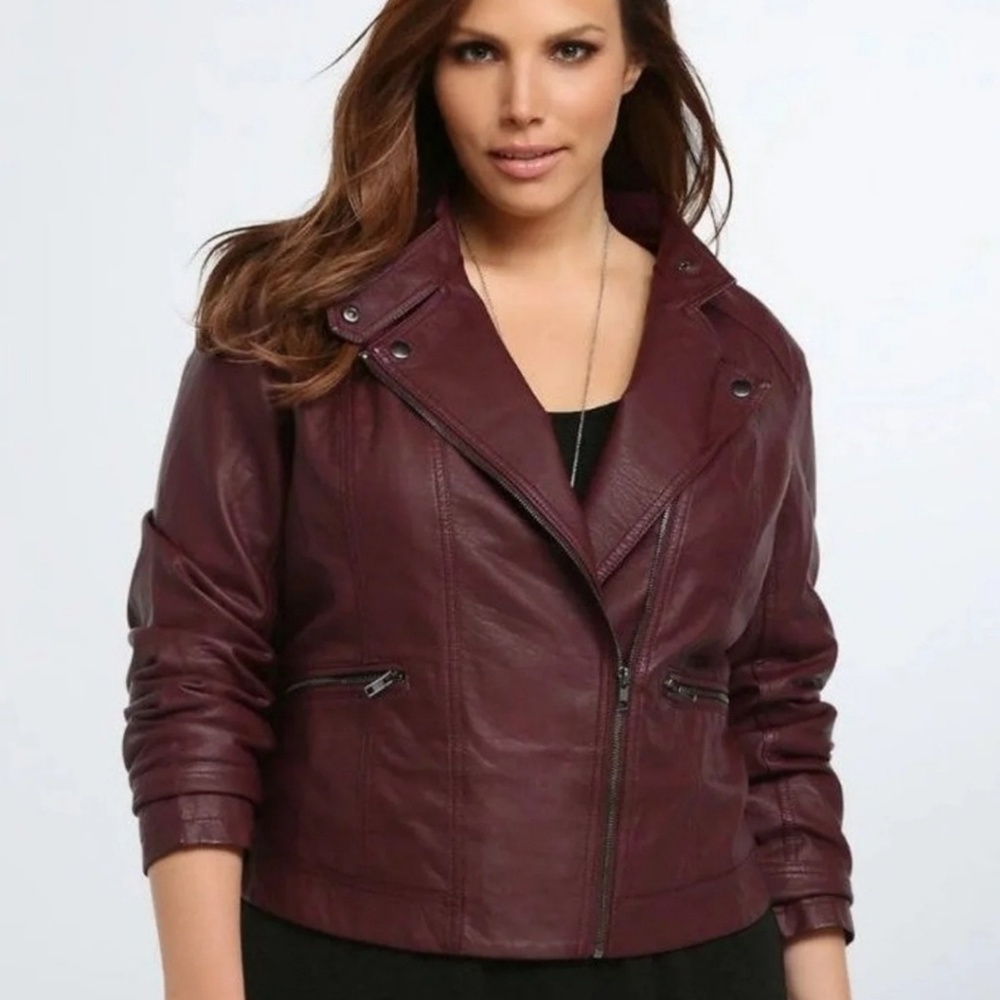 Torrid size 3 Merlot jacket